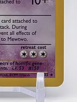 Pokemon TCG Mewtwo Base Set Holo Rare Card 10/102 Vintage - Image 4