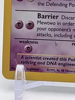 Pokemon TCG Mewtwo Base Set Holo Rare Card 10/102 Vintage - Image 5