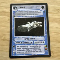 Star Wars CCG Tantive IV A New Hope Decipher Trading Card - Image 1