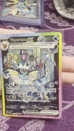 Vaporeaon Ex Prismatic Evolutions #149/131 Pokemon Card NM Condition - Image 2