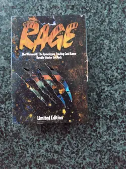 RAGE: The Werewolf Apocalypse Trading Card Game-Double Starter Set NEW 1995 - Image 1