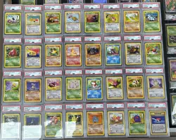 Pokemon Lot - 1st Edition Graded Card (PSA/CGC 9+) + 9 Vintage 1st Edition WOTC - Image 1
