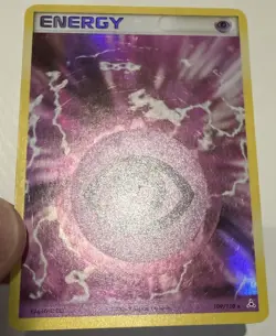 Psychic Energy 109/110 Reverse Holo Holon Phantoms Pokemon Card MP (See Desc) - Image 3