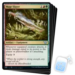 MAGE SLAYER X4 Kamigawa: Neon Dynasty: Commander Magic MTG MINT CARD - Image 1