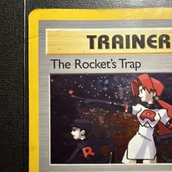 The Rocket's Trap 19/132 Holo Pokemon TCG Gym Heroes Trainer Card - HP - Image 3