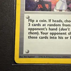 The Rocket's Trap 19/132 Holo Pokemon TCG Gym Heroes Trainer Card - HP - Image 4