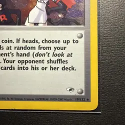 The Rocket's Trap 19/132 Holo Pokemon TCG Gym Heroes Trainer Card - HP - Image 5