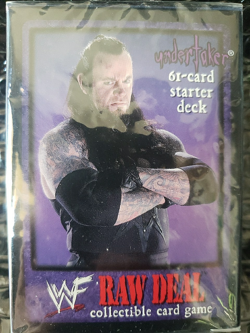 2000 WWf CCG Undertaker 61-Card Starter Decks factory sealed box - Image 1