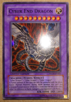 Cyber End Dragon STON-ENSE1 Super Rare Yugioh Card - Image 1