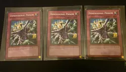 3× Dimensional Prison | SDMM-EN032 | Common 1st Edition YuGiOh Card Playset - Image 1