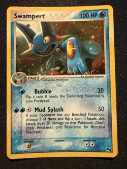 Swampert 5/17 POP Series 1 2004 Holo Rare Pokemon Card TCG - Image 1