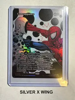 Comeuppance Borderless Foil x1, MTG, Spiderman, Magic the Gathering, NM - Image 1
