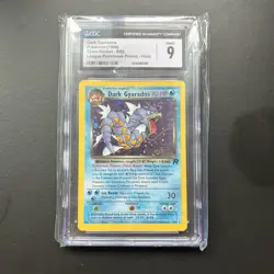 CGC 9 MINT Dark Gyarados 1999 Team Rocket 8/82 Prerelease Holo Pokemon Card - Image 1