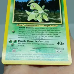 Bayleef 29/111 Neo Genesis Vintage WotC Pokemon Card - NM - FREE SHIPPING - Image 3
