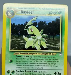 Bayleef 29/111 Neo Genesis Vintage WotC Pokemon Card - NM - FREE SHIPPING - Image 4