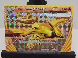 Talonflame BREAK 21/114 - XY Steam Siege - Ultra Rare Holo Pokemon Card - NM - Image 1
