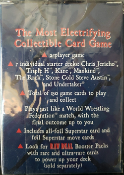 2000 WWf CCG Kane 61-Card Starter Decks factory sealed box - Image 2
