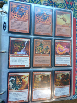 2x Vintage RED Binders MANA ECHOES BRAID OF FIRE MTG Magic the Gathering - Image 5