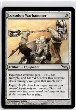 Loxodon Warhammer Normal U Mirrodin 201 NM - Image 1