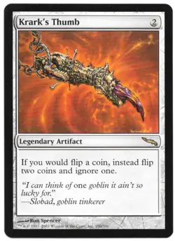 Krark's Thumb R Mirrodin 190 NM - Image 1