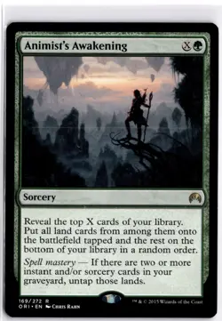 Animist's Awakening Normal R Magic Origins 169 NM - Image 1