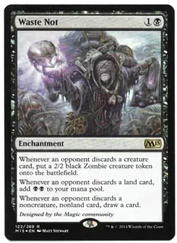 Waste Not Foil R Magic 2015 (M15) 122 NM - Image 1