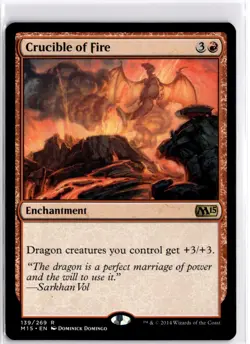 Crucible of Fire Normal R Magic 2015 (M15) 139 NM - Image 1