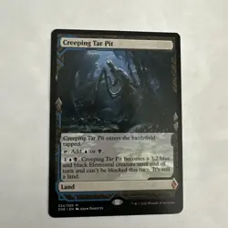 Creeping Tar Pit Zendikar Rising Expeditions Regular Magic the Gathering - Image 1