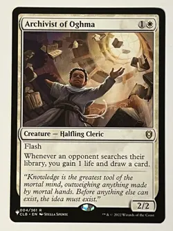 Archivist of Oghma The List Reprints Non-Foil MTG NM - Image 1