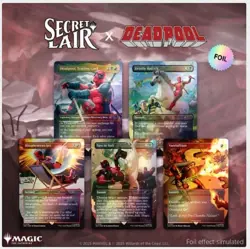 MTG SEALED Secret Lair x Marvel's Deadpool Rainbow(Foil Edition) - Image 1