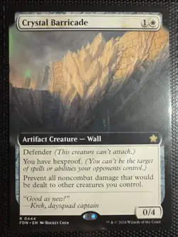 Crystal Barricade (Extended Art) Foundations Regular - Image 1