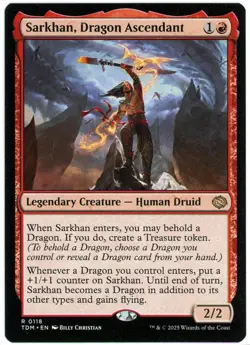 Sarkhan, Dragon Ascendant - 0118 - Tarkir Dragonstorm - MTG - NM/M - Image 1