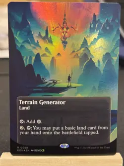 Terrain Generator (0178) (Borderless) (Foil) Edge of Eternities MAGIC MTG - Image 1