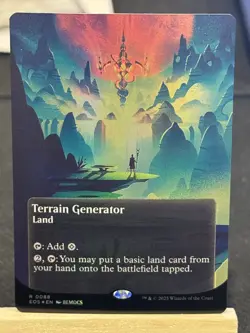 Terrain Generator (0178) (Borderless) (Foil) Edge of Eternities MAGIC MTG - Image 2