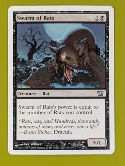 Swarm of Rats x1 Eighth Edition 8th 1x Magic the Gathering MTG - Image 1