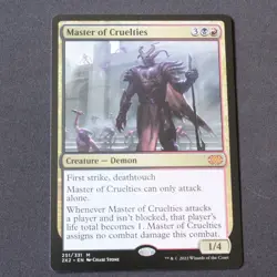 Master of Cruelties 251 MTG Double Masters 2022 (2X2) Mythic NM - Image 1