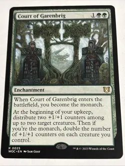 Court of Garenbrig (WOC) Wilds of Eldraine Commander - NM - Image 1