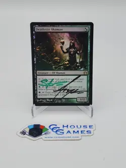 MTG Deathrite Shaman Foil Signed Green Black Steve Argyle Ravnica #R1 *CCGHouse* - Image 1