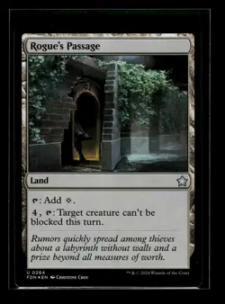ROGUE'S PASSAGE Foundations FOIL #264 FDN(NM+)(MTG) - Image 1