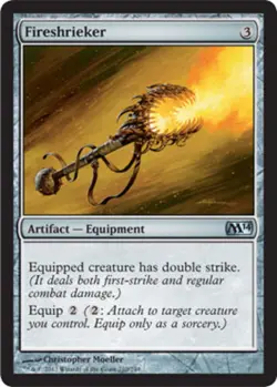 1 x Fireshrieker - Foil - Magic 2014 - Heavy Play - MTG - Image 1