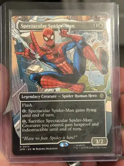 MTG Spider-Man Borderless Lot-Spectacular Spiderman 0014, Tangle 0038 - Image 2
