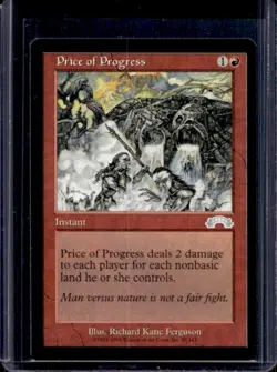 2010 Magic MTG Premium Deck Series: Fire and Lightning Price of Progress #18 - Image 1