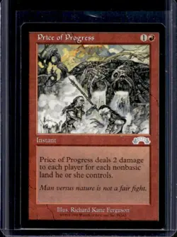 2010 Magic MTG Premium Deck Series: Fire and Lightning Price of Progress #18 - Image 1