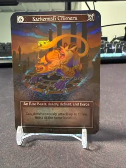 Sorcery Contested Realms - Beta - Karkemish Chimera Foil NM/M - Image 1
