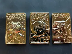 1999 Pokemon Burger King 23k Gold Plated Trading Cards - (5 Total) Charizard - Image 4