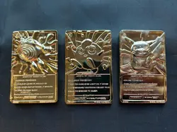 1999 Pokemon Burger King 23k Gold Plated Trading Cards - (5 Total) Charizard - Image 5