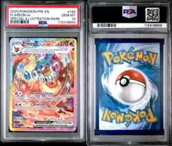 Pokemon Prismatic Evolutions Flareon EX Sir 146/131 PSA 10 Gem Mint - Image 3
