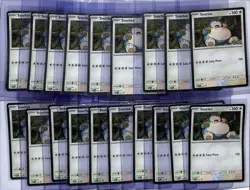 (20) Lot 2024 Pokemon SVP EN Snorlax TWM Three Pack Blisters Promo #122 - Image 1
