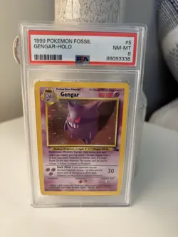 PSA 8 1999 Pokemon Gengar 5/62 Fossil Holo NM/Mint 💎 - Image 1
