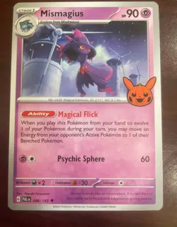 Pokemon Trick Or Trade Booster 2023 Mismagius 88/193 - Uncommon - STAMPED - Image 1